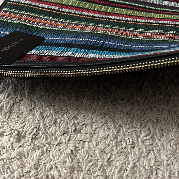Forever 21 Square Striped Clutch - Picture 6 of 12